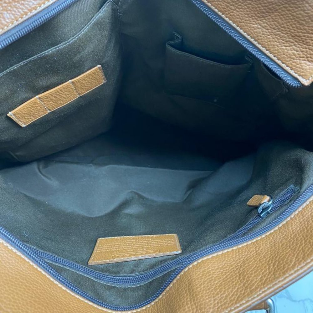 Coach Brown Leather Shoulder Bag - Picture 7 of 10